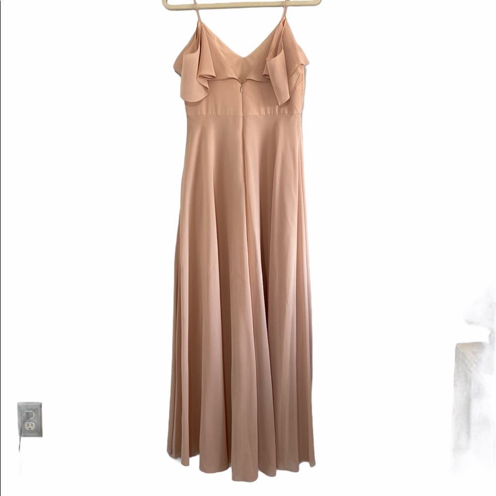 Jenny Yoo Collection Mila Dress Desert Rose Size 6 - Picture 8 of 14